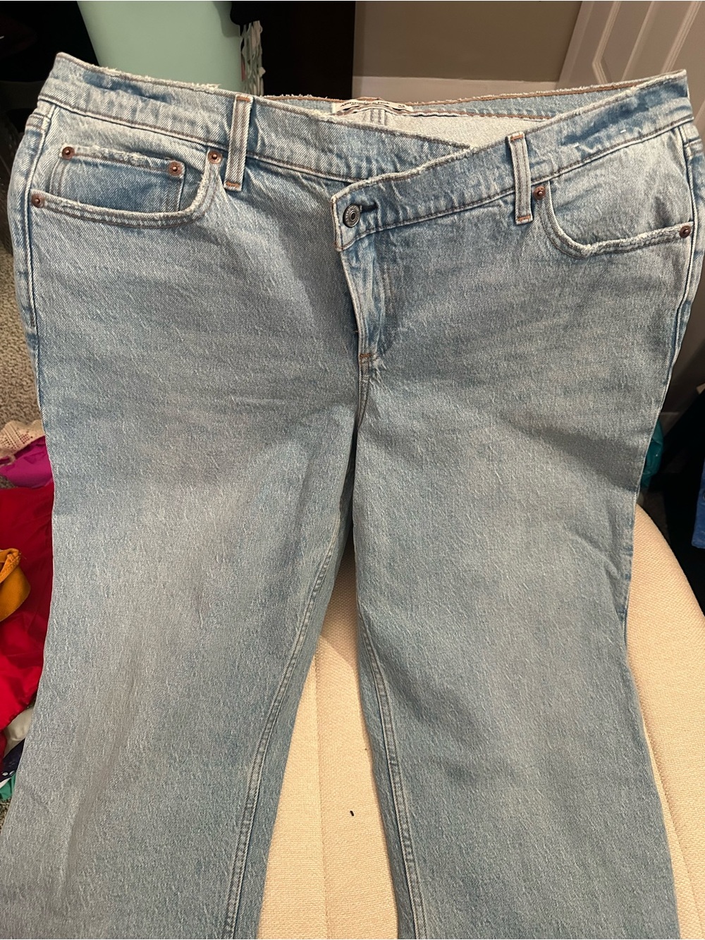 Abercrombie & Fitch Light Blue Flare Jeans